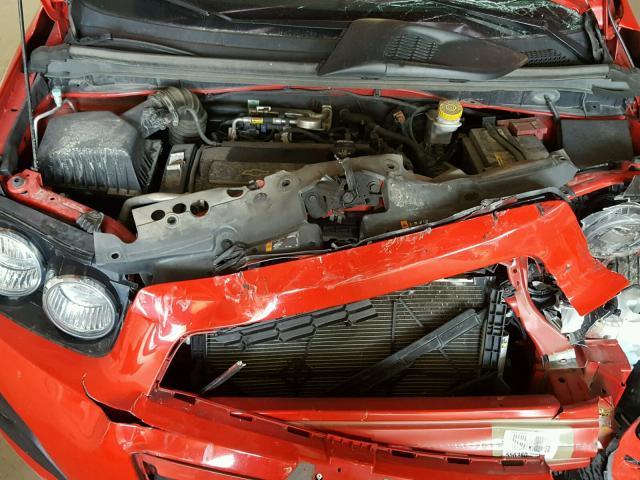 1G1JA5SH4F4217711 - 2015 CHEVROLET SONIC LS RED photo 7