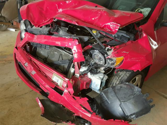 1G1JA5SH4F4217711 - 2015 CHEVROLET SONIC LS RED photo 9