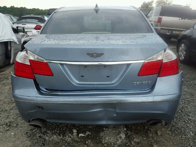 KMHGC46E99U061218 - 2009 HYUNDAI GENESIS 3. BLUE photo 9