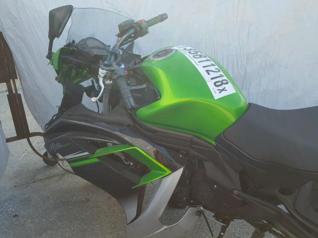 JKAEXEE15GDA21085 - 2016 KAWASAKI EX650 E GREEN photo 9