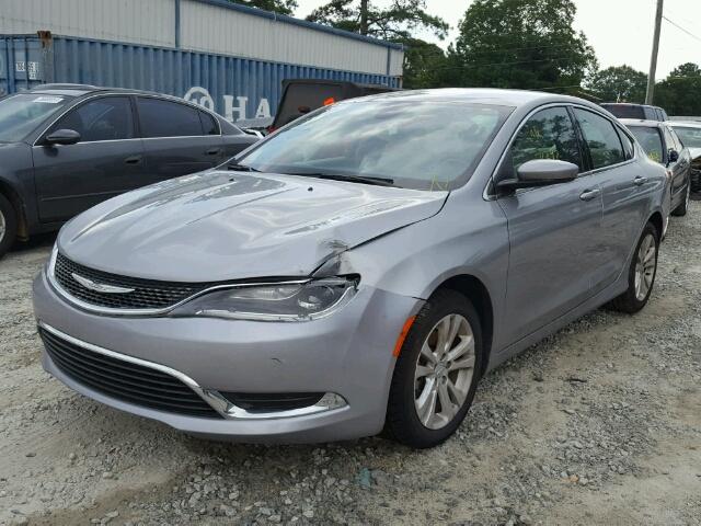 1C3CCCAB4FN640217 - 2015 CHRYSLER 200 LIMITE SILVER photo 2