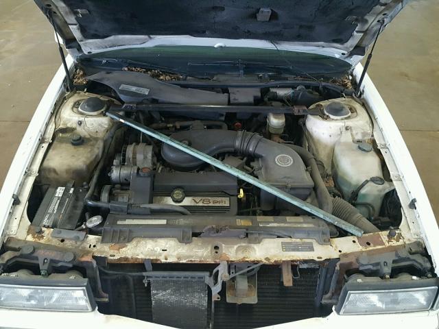 1G6CD53B4N4320291 - 1992 CADILLAC DEVILLE WHITE photo 7