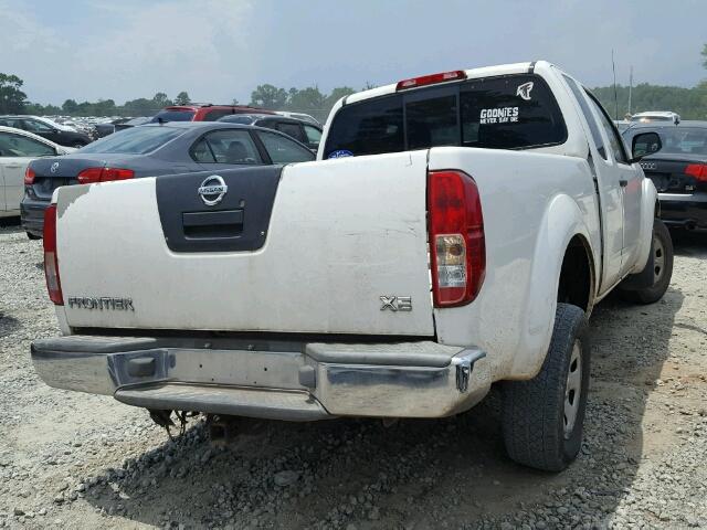 1N6BD06T86C422634 - 2006 NISSAN FRONTIER WHITE photo 4