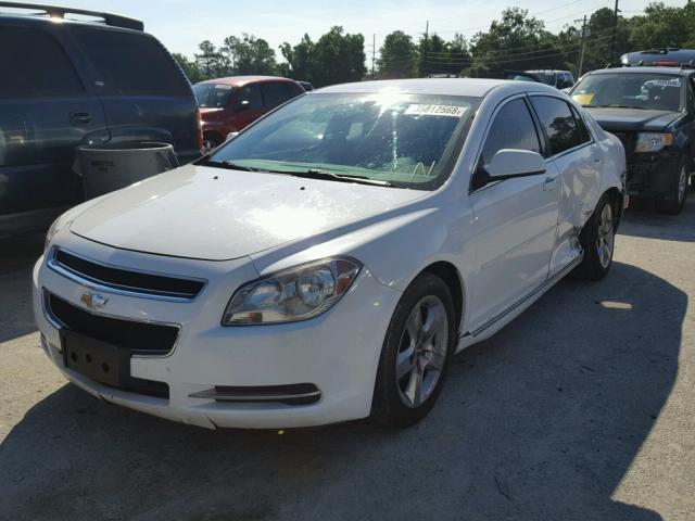1G1ZC5EB0AF311456 - 2010 CHEVROLET MALIBU 1LT WHITE photo 2