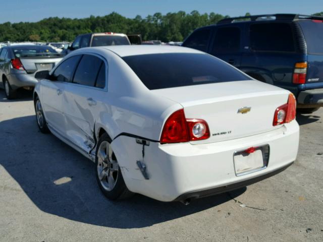 1G1ZC5EB0AF311456 - 2010 CHEVROLET MALIBU 1LT WHITE photo 3