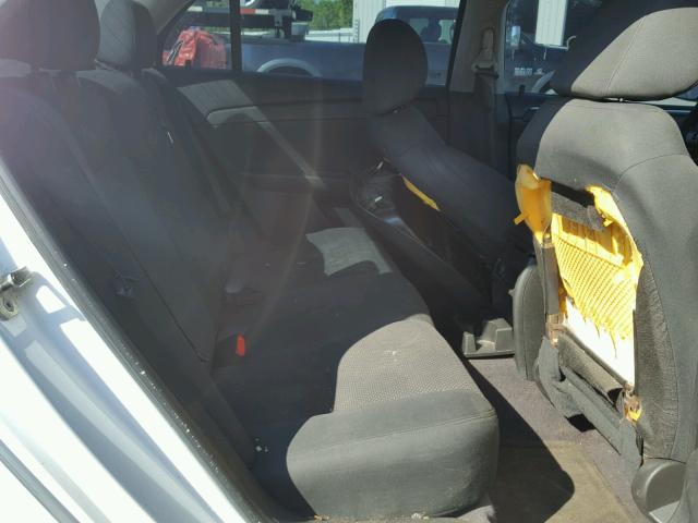 1G1ZC5EB0AF311456 - 2010 CHEVROLET MALIBU 1LT WHITE photo 6