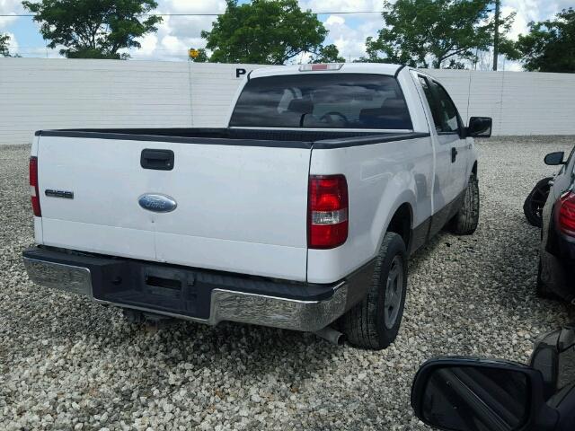 1FTPX12V56NB81584 - 2006 FORD F150 WHITE photo 4