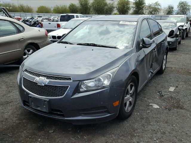 1G1PC5SB5D7171477 - 2013 CHEVROLET CRUZE LT CHARCOAL photo 2