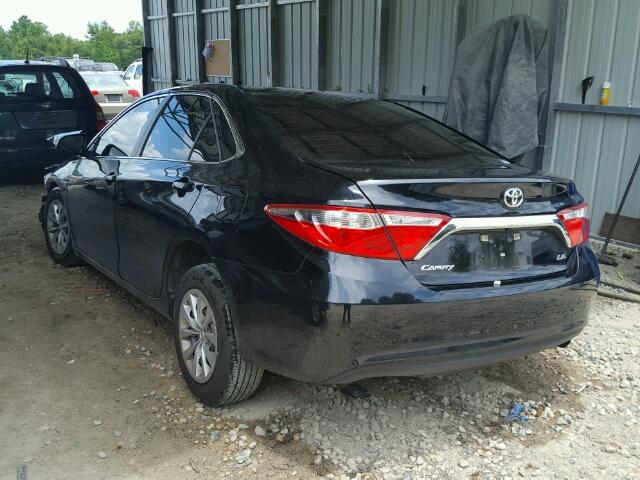 4T1BF1FK9GU266086 - 2016 TOYOTA CAMRY LE BLACK photo 3