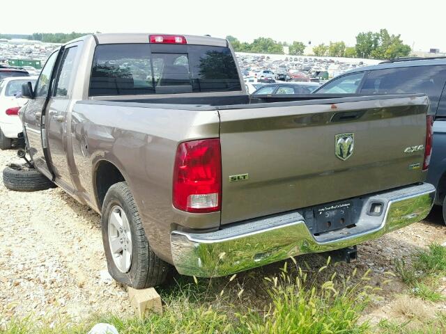 1D7RV1GP9AS160522 - 2010 DODGE RAM 1500 BROWN photo 3