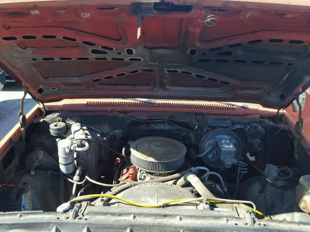 2GCGC24M9B1187051 - 1981 CHEVROLET C20 RED photo 7