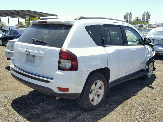 1C4NJCBA5FD284480 - 2015 JEEP COMPASS SP WHITE photo 4