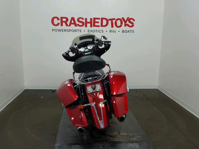 5VPDW36N9C3009269 - 2012 VICTORY MOTORCYCLES CROSS COUN Rouge photo 4