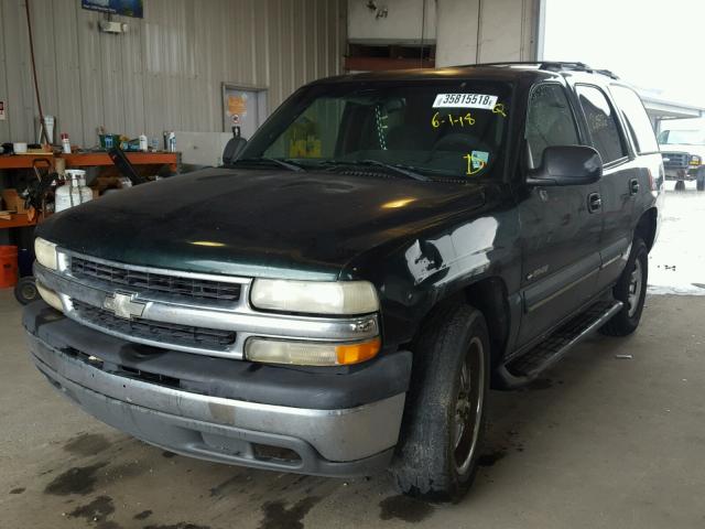 1GNEC13T31R199204 - 2001 CHEVROLET TAHOE C150 GREEN photo 2