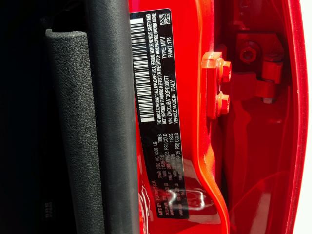 ZACCJBAT3GPE09077 - 2016 JEEP RENEGADE S RED photo 10