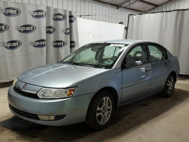 1G8AL54F53Z136500 - 2003 SATURN ION BLUE photo 2