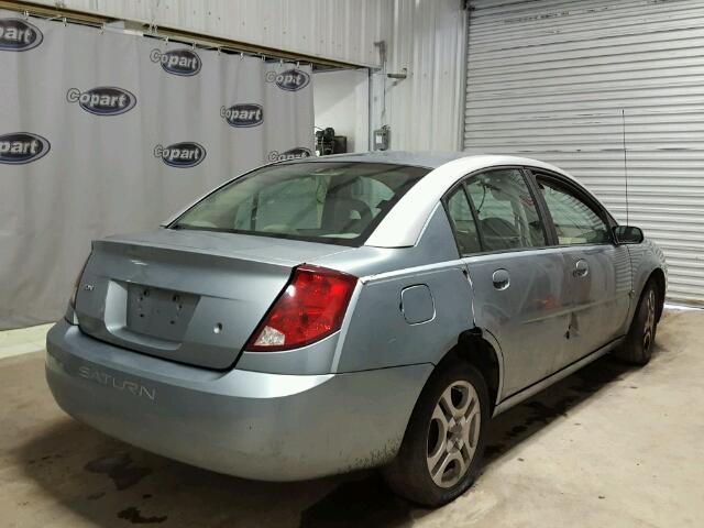 1G8AL54F53Z136500 - 2003 SATURN ION BLUE photo 4