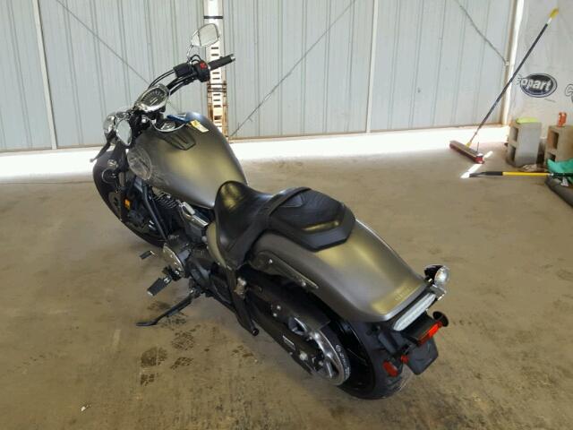 JYAVP33E9EA009996 - 2014 YAMAHA XVS1300 CU GRAY photo 3