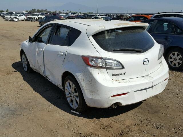 JM1BL1M64B1425383 - 2011 MAZDA 3 WHITE photo 3