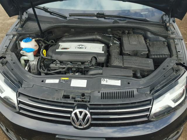 WVWBW8AHXEV000138 - 2014 VOLKSWAGEN EOS KOMFOR შავი ფოტო 7