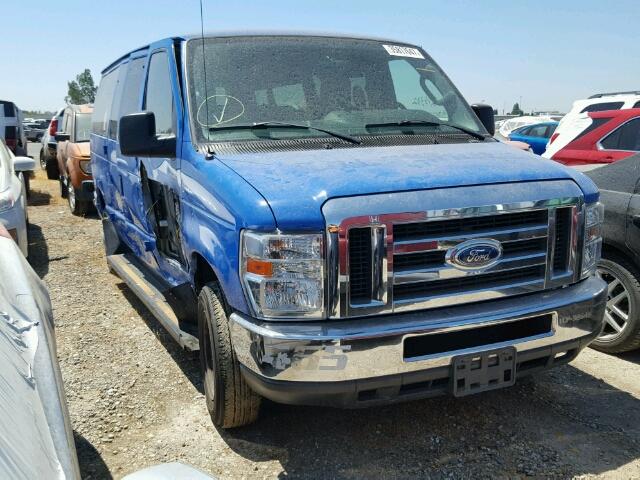 1FMNE3BL8EDA57865 - 2014 FORD ECONOLINE BLUE photo 1