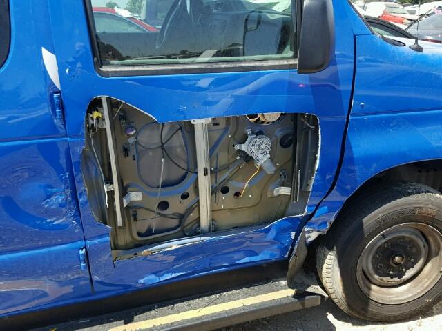 1FMNE3BL8EDA57865 - 2014 FORD ECONOLINE BLUE photo 9