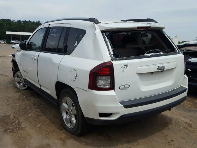 1C4NJCBA9GD649552 - 2016 JEEP COMPASS SP WHITE photo 3