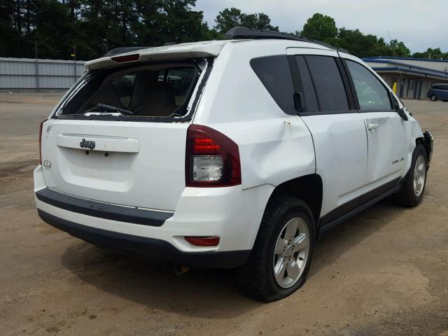 1C4NJCBA9GD649552 - 2016 JEEP COMPASS SP WHITE photo 4