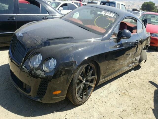 SCBCUBZA3AC063608 - 2010 BENTLEY CONTINENTA BLACK photo 2