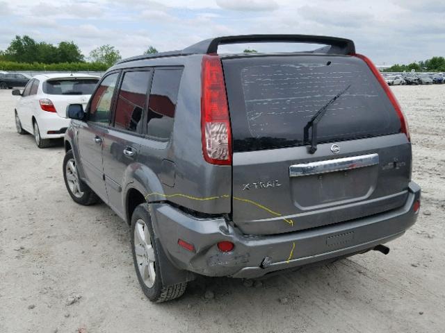 JN8BT08V86W211893 - 2006 NISSAN X-TRAIL XE GRAY photo 3