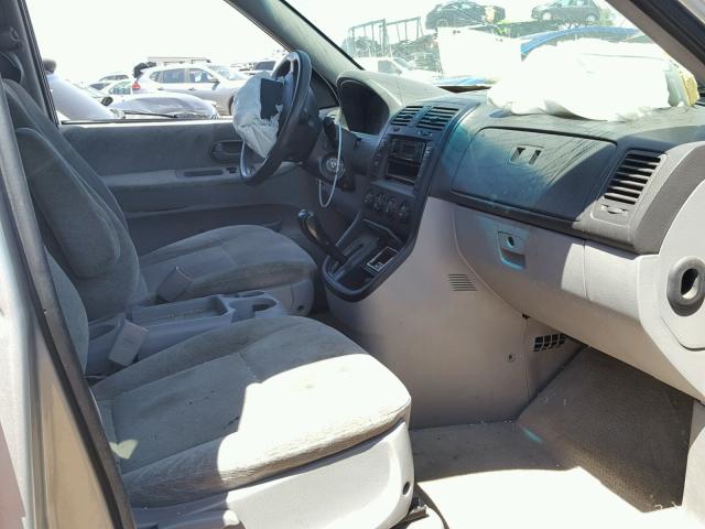 KNDUP131456631524 - 2005 KIA SEDONA EX SILVER photo 5