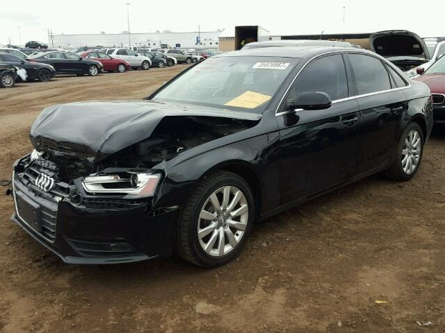 WAUBFAFL4DN034463 - 2013 AUDI A4 PREMIUM BLACK photo 2