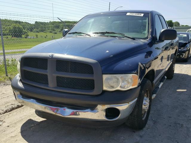 3D7KA28D93G768302 - 2003 DODGE RAM 2500 S BLUE photo 2