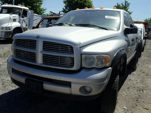 3D7KU286X3G782136 - 2003 DODGE RAM 2500 S SILVER photo 2