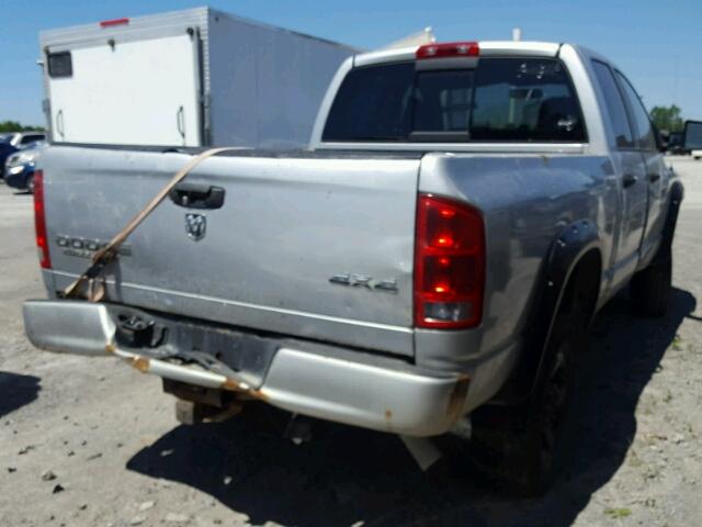 3D7KU286X3G782136 - 2003 DODGE RAM 2500 S SILVER photo 4