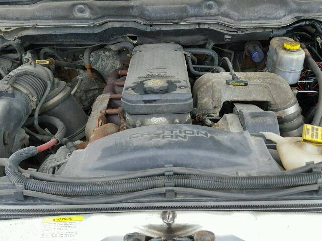 3D7KU286X3G782136 - 2003 DODGE RAM 2500 S SILVER photo 7