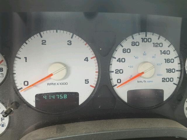 3D7KU286X3G782136 - 2003 DODGE RAM 2500 S SILVER photo 8