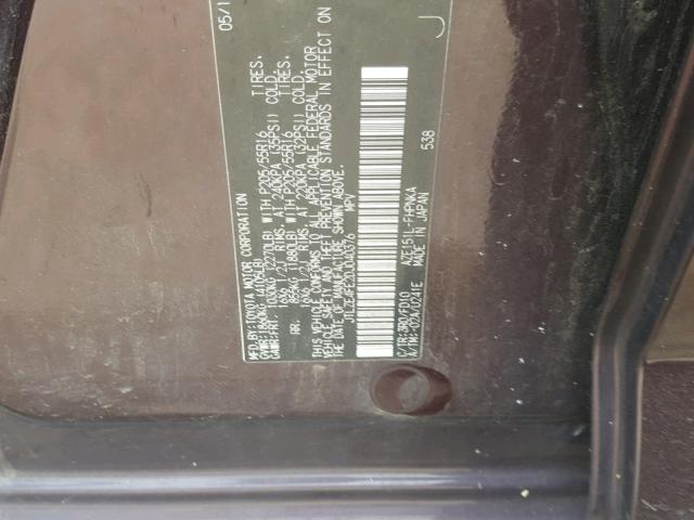 JTLZE4FE2DJ040376 - 2013 TOYOTA SCION XB იასამნისფერი ფოტო 10