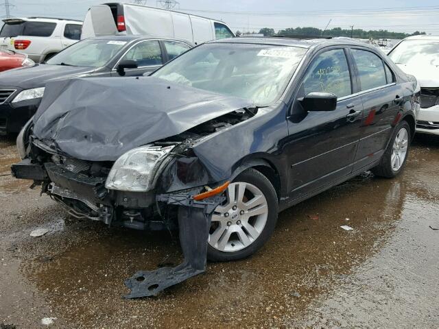 3FAHP08129R110255 - 2009 FORD FUSION SEL BLACK photo 2