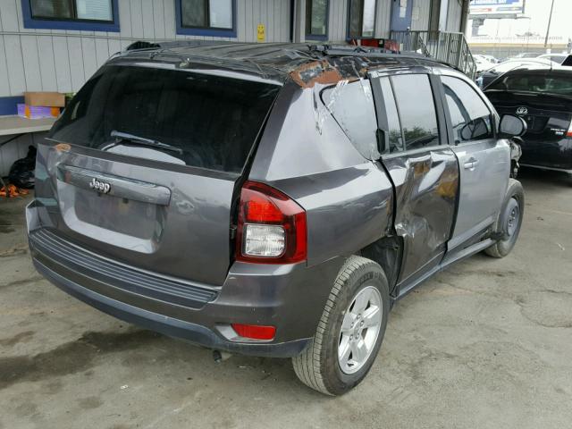 1C4NJCBA4FD313810 - 2015 JEEP COMPASS SP GRAY photo 4