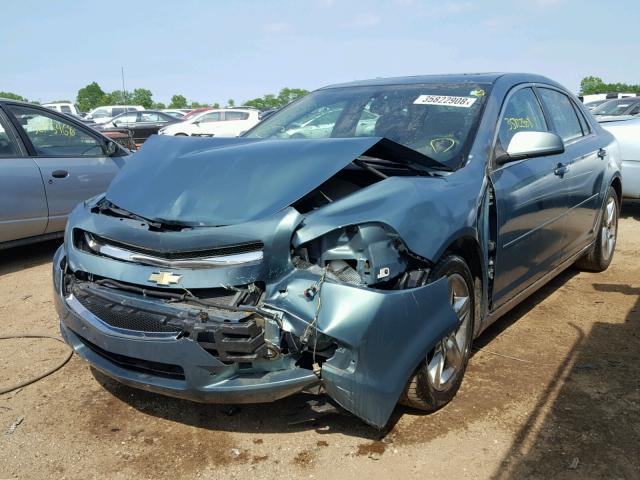 1G1ZH57B59F146014 - 2009 CHEVROLET MALIBU 1LT 青色 照片 2