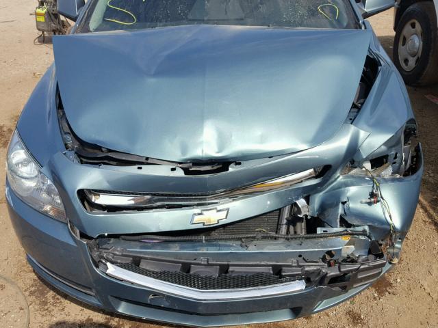 1G1ZH57B59F146014 - 2009 CHEVROLET MALIBU 1LT 青色 照片 7