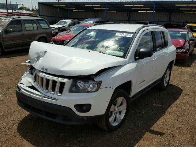 1C4NJDBB5FD240297 - 2015 JEEP COMPASS SP WHITE photo 2