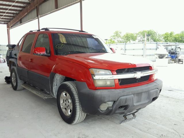 3GNEC13T03G265811 - 2003 CHEVROLET AVALANCHE RED photo 1