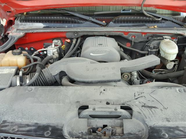 3GNEC13T03G265811 - 2003 CHEVROLET AVALANCHE RED photo 7