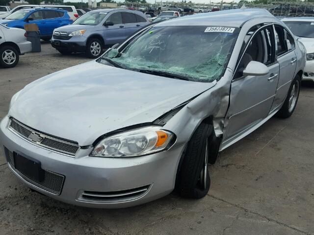 2G1WA5E39C1170107 - 2012 CHEVROLET IMPALA SILVER photo 2
