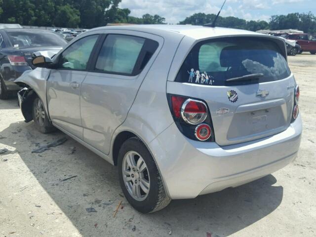 1G1JA6SH8C4115250 - 2012 CHEVROLET SONIC LS 银色 照片 3