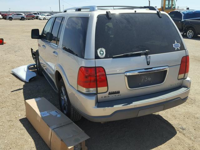 5LMEU68H85ZJ07736 - 2005 LINCOLN AVIATOR 银色 照片 3
