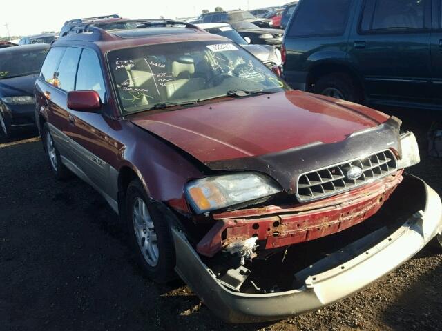 4S3BH686247643461 - 2004 SUBARU LEGACY OUT MAROON photo 1