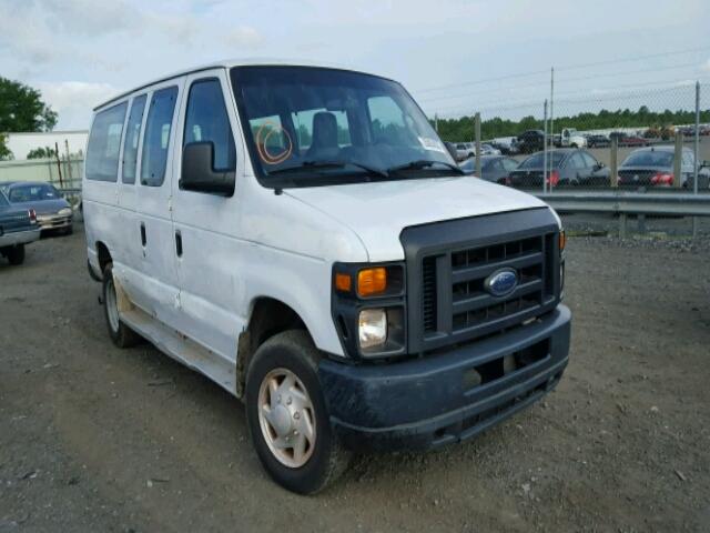 1FBNE31L99DA18055 - 2009 FORD ECONOLINE WHITE photo 1